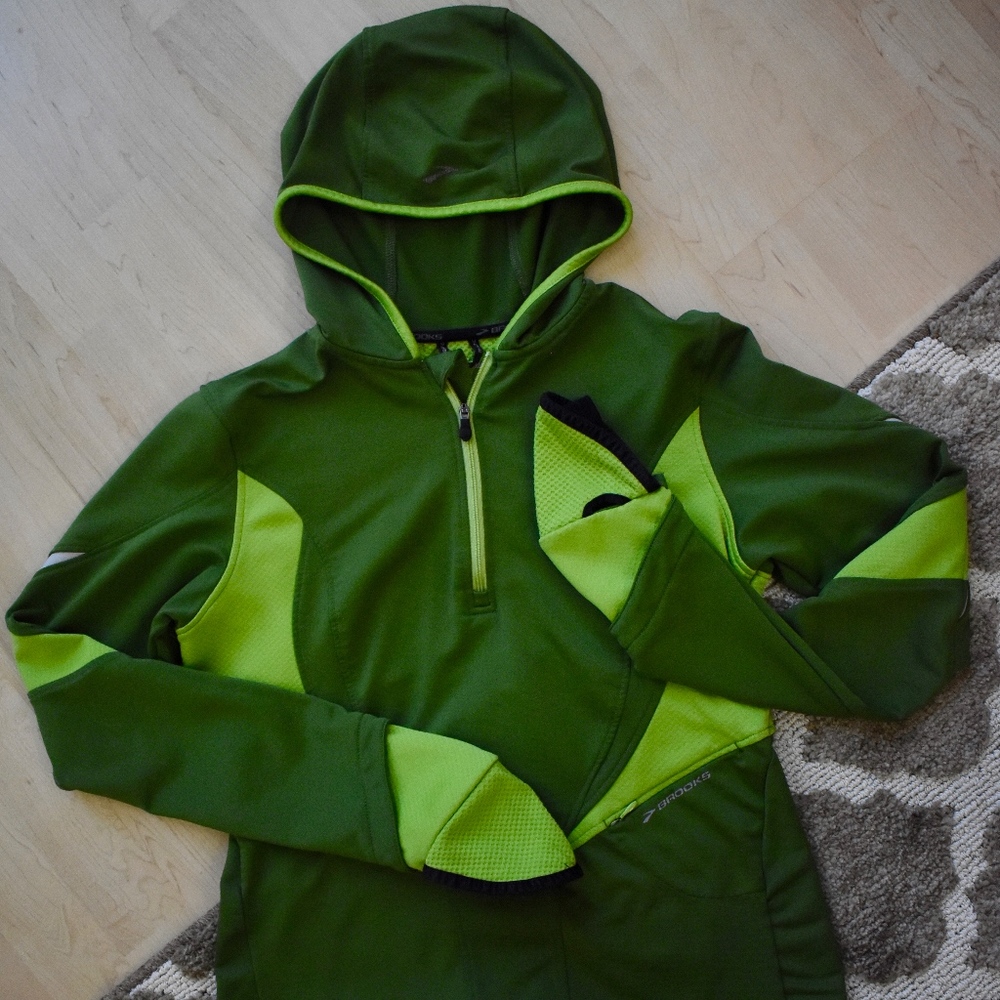 Brooks Green Athletic Jacket